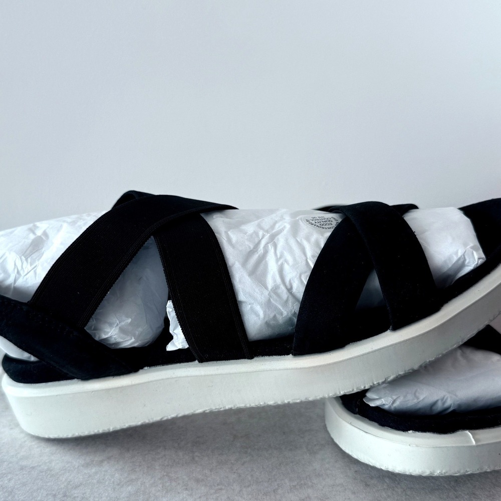 NEW ECCO Flowt W Black Strappy Elastic Sandals 27364302001 Womens EU 39 US 8-8.5 - Picture 6 of 10
